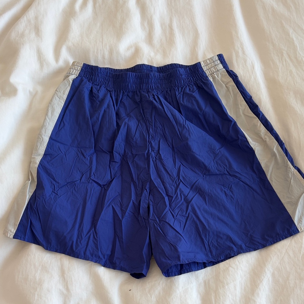 Rag & Bone Blue Casual Shorts or Beach Shorts with White Side Panels